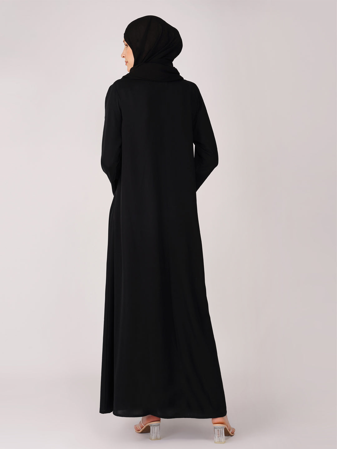 Kehkeshan Rose Handwork Abaya Set