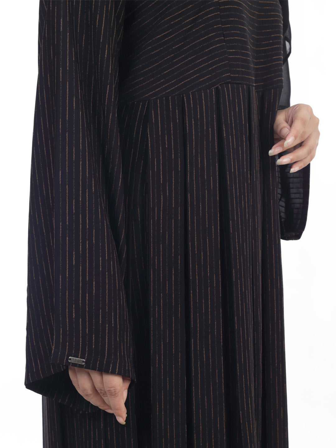 Pleated Waist Nursing Abaya