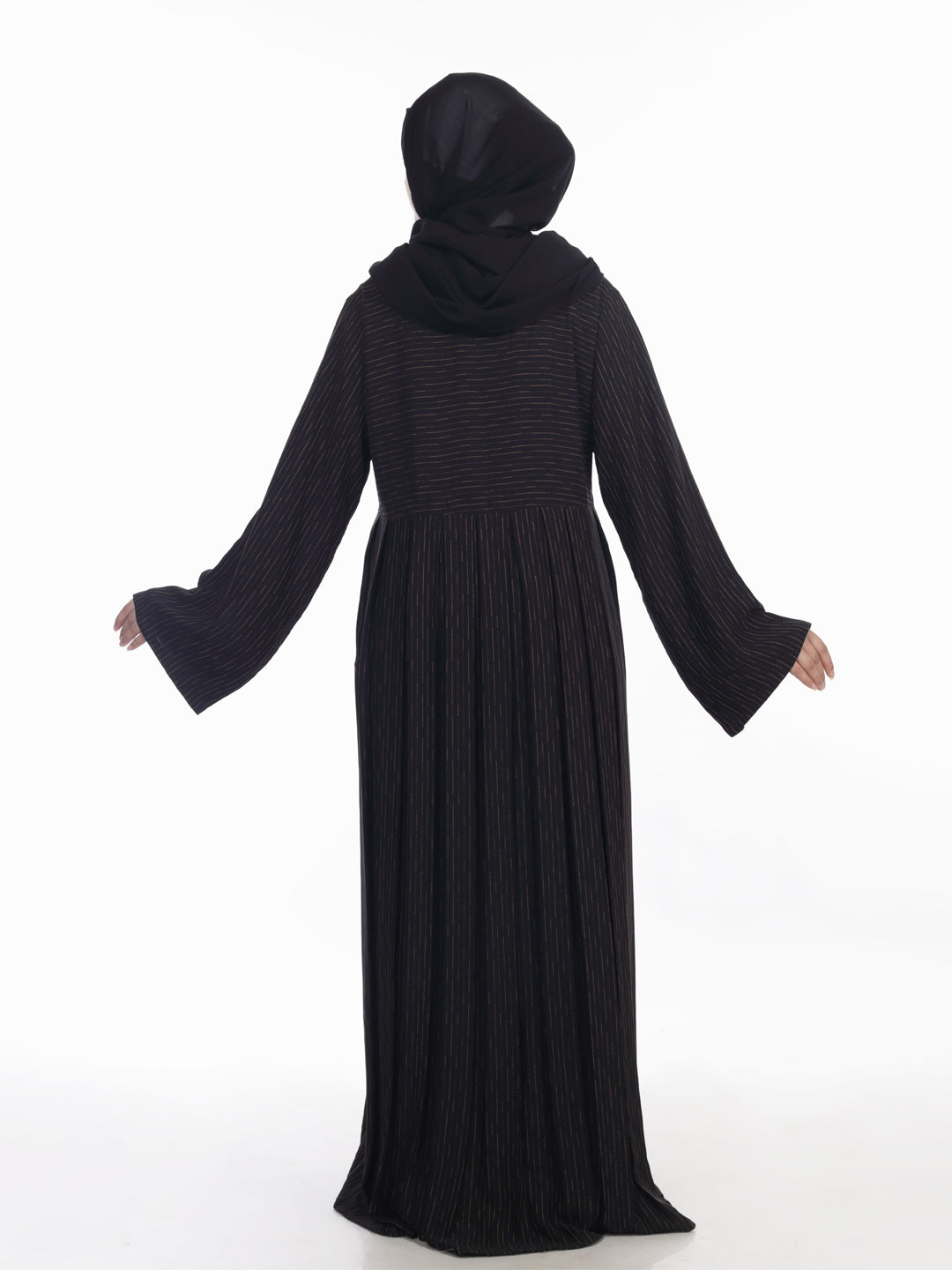 Pleated Waist Nursing Abaya