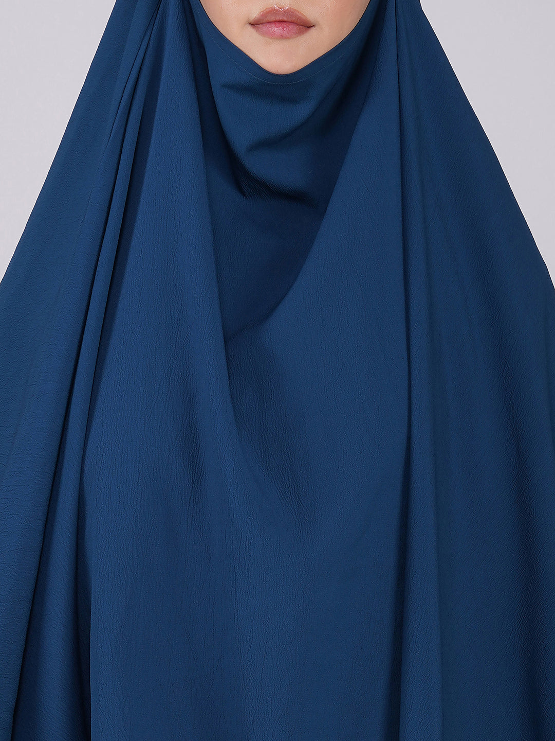 Nazish Teal Blue Abaya Set
