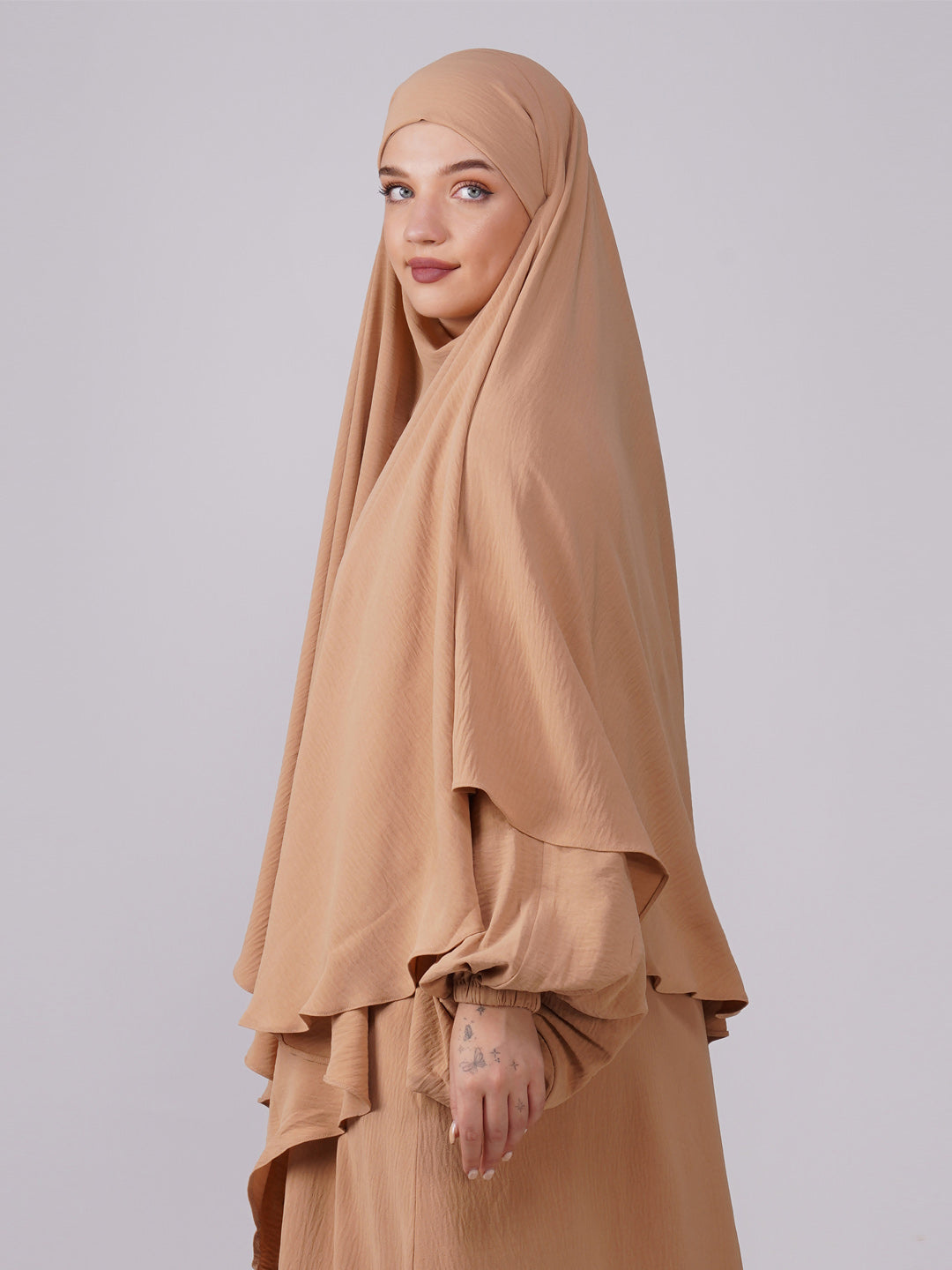 Ayesha Abaya Set With Bat Sleeves