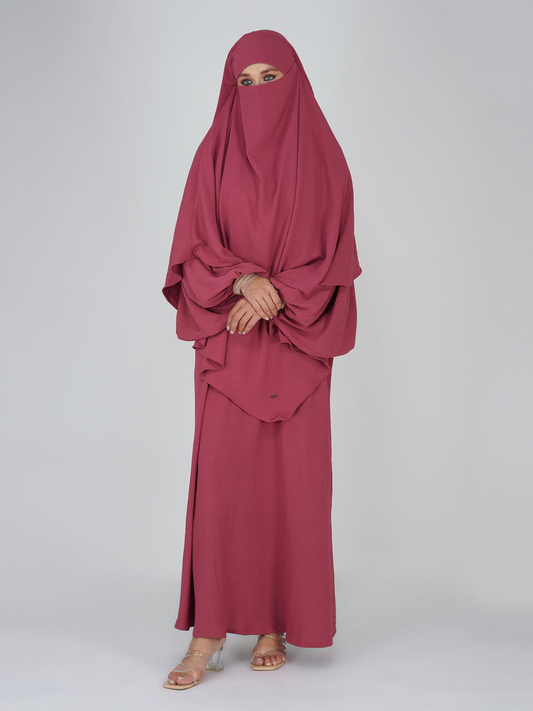 Ayesha Abaya Set With Bat Sleeves