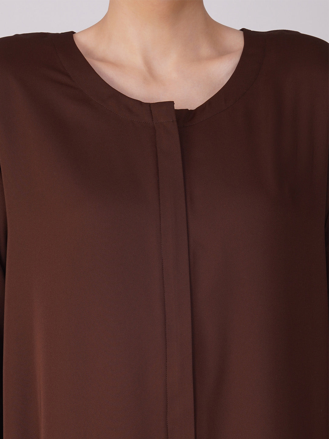 Classic Front Open Abaya Set