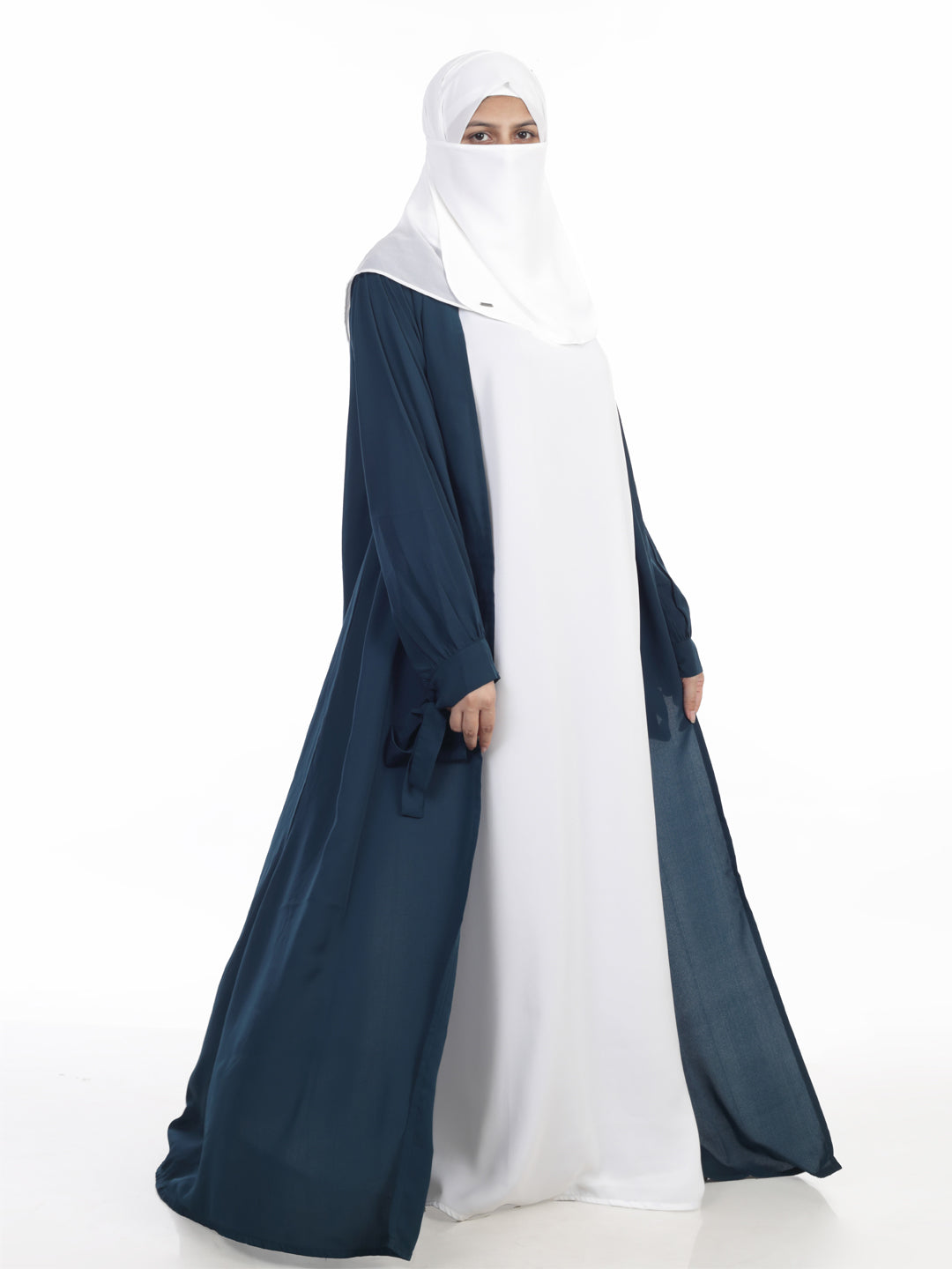 Firdous Shrug Double Layer Abaya Set
