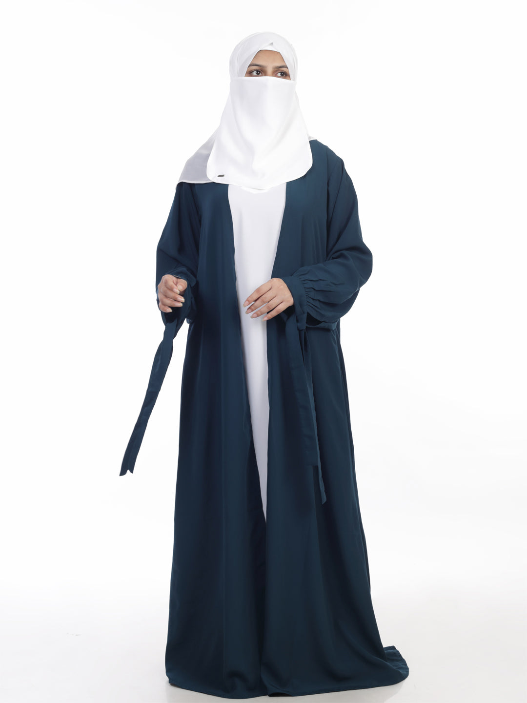 Firdous Shrug Double Layer Abaya Set