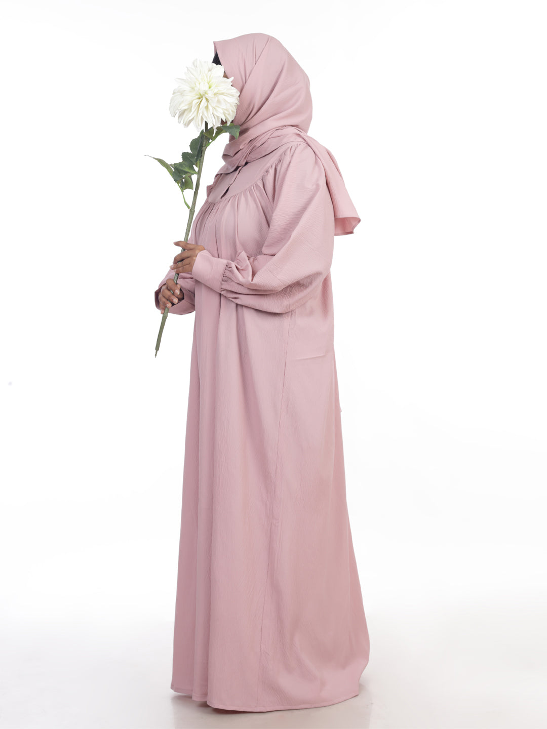 Yoke Gather Abaya Set
