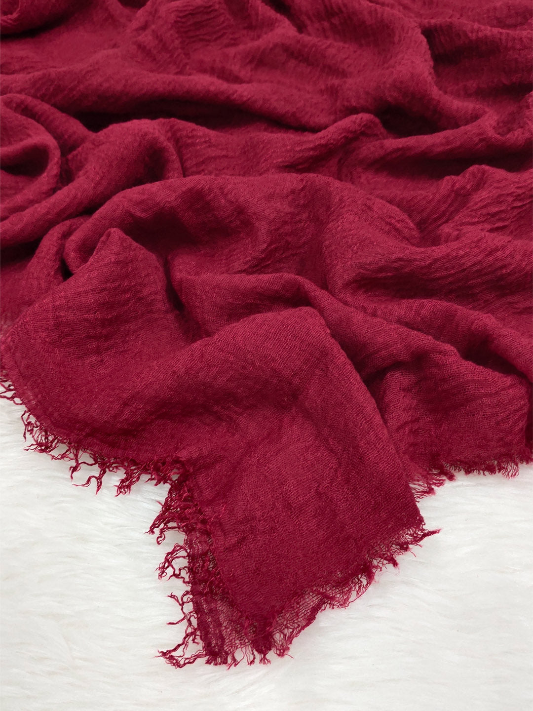 Soft Cotton Crinkle Hijab