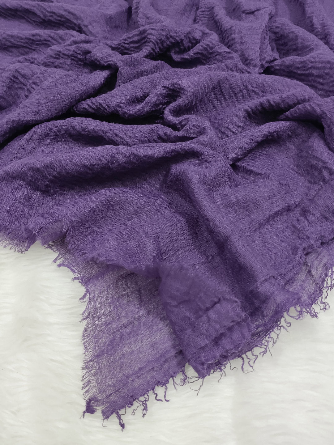 Soft Cotton Crinkle Hijab