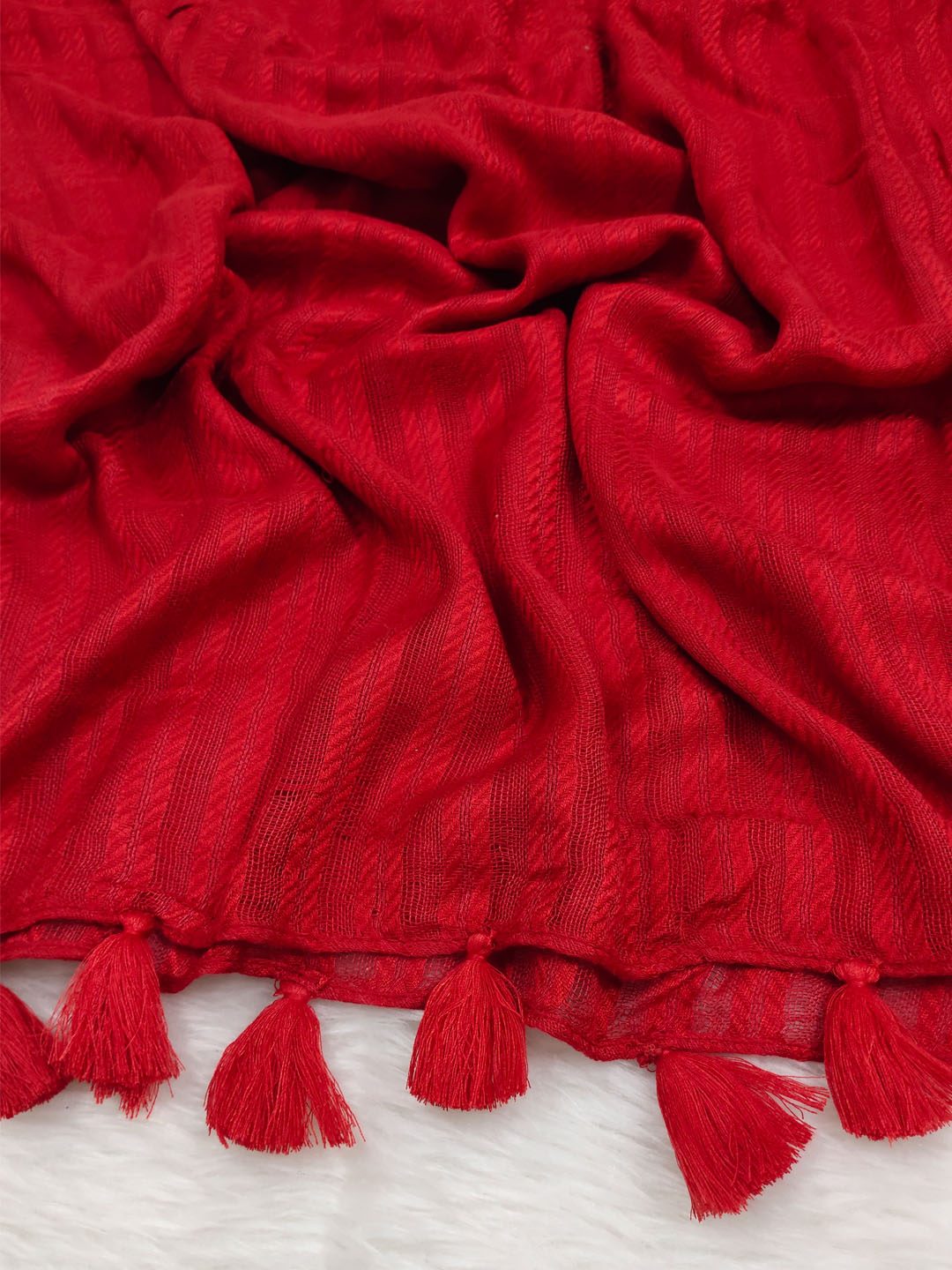 Naira Cotton Viscose Tassel Hijab