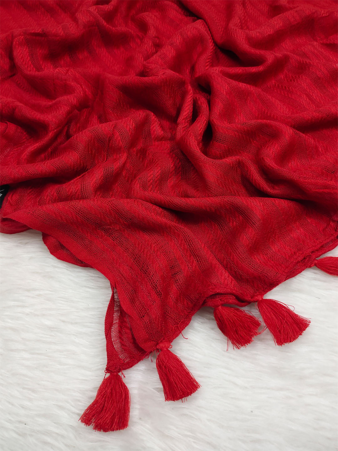 Naira Cotton Viscose Tassel Hijab
