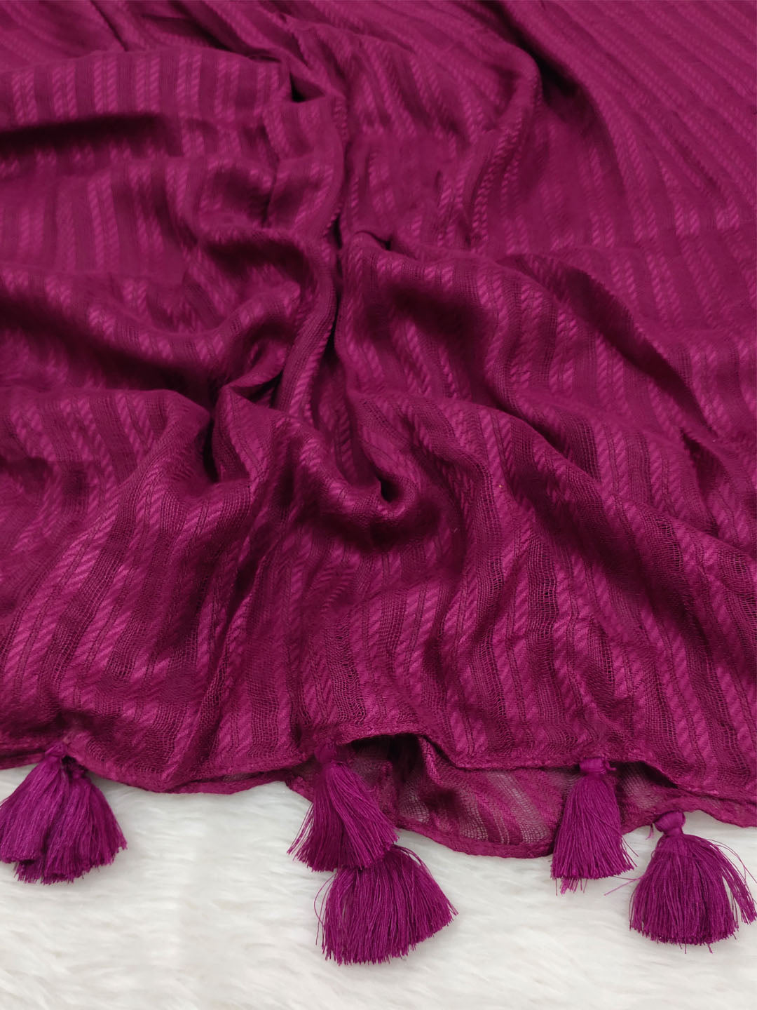 Naira Cotton Viscose Tassel Hijab