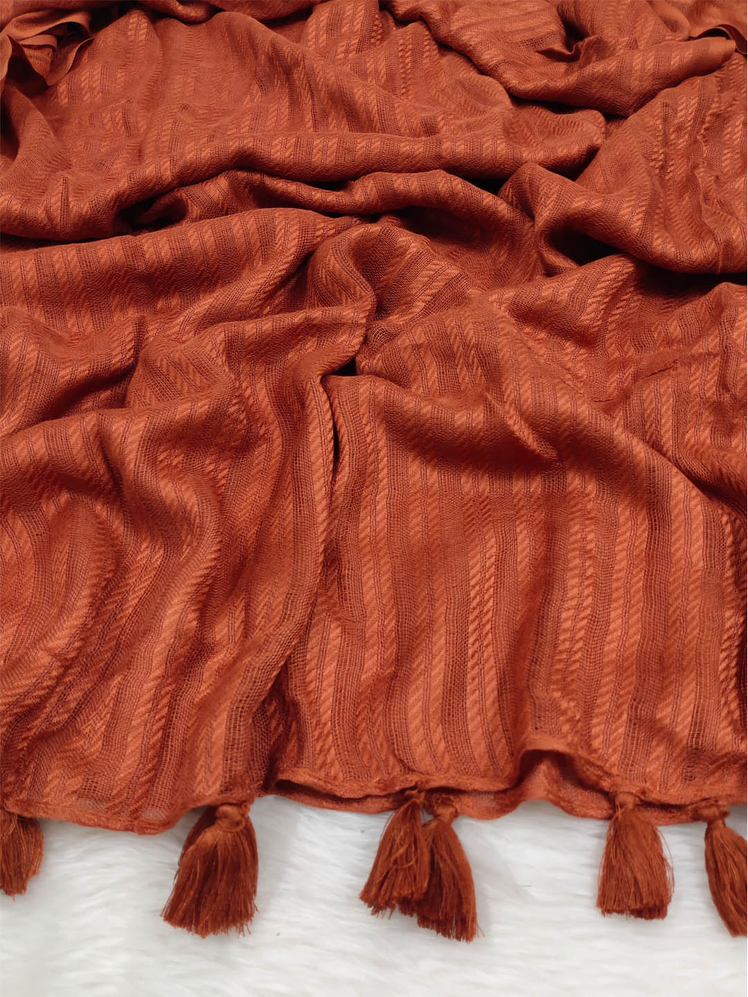 Naira Cotton Viscose Tassel Hijab