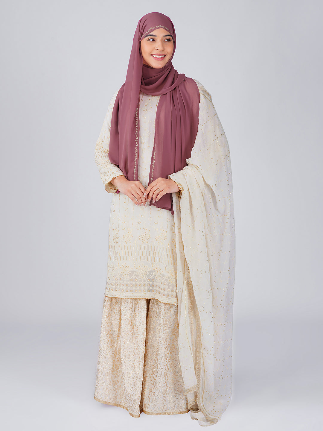 Noor Hijab - Brick Rose