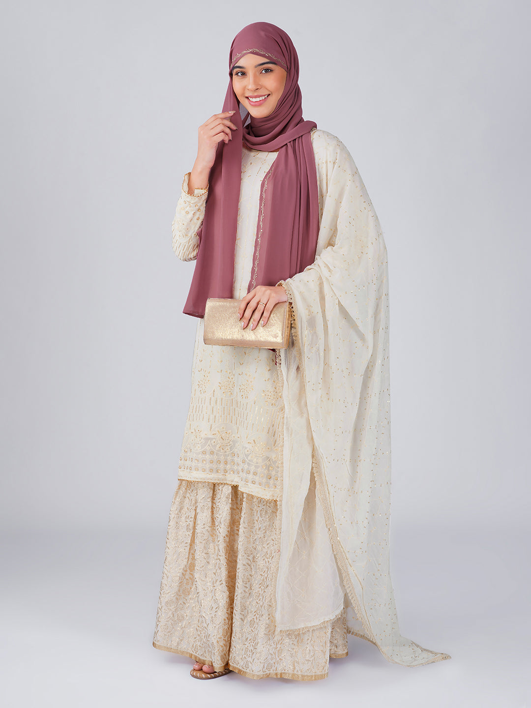 Noor Hijab - Brick Rose
