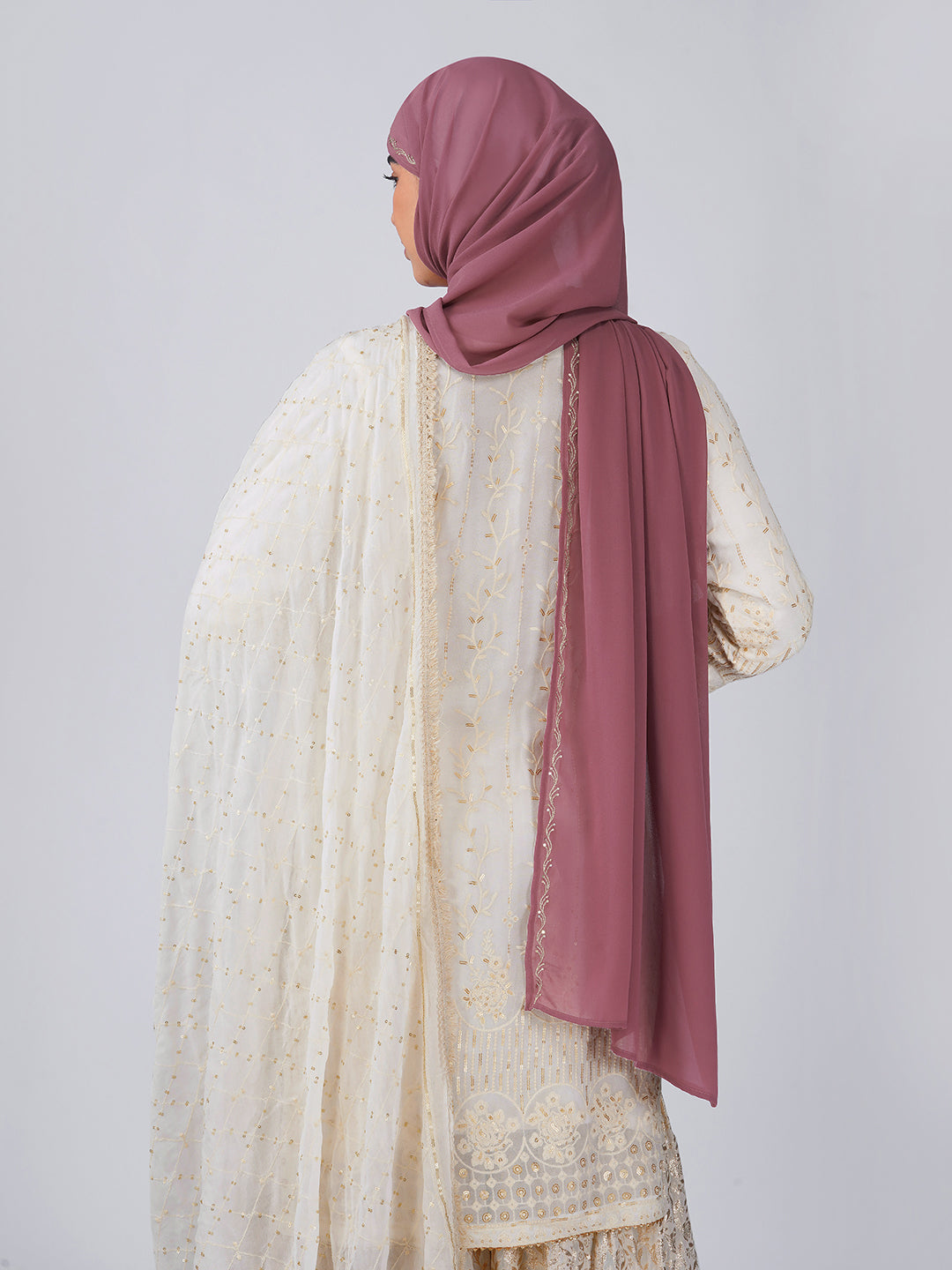 Noor Hijab - Brick Rose