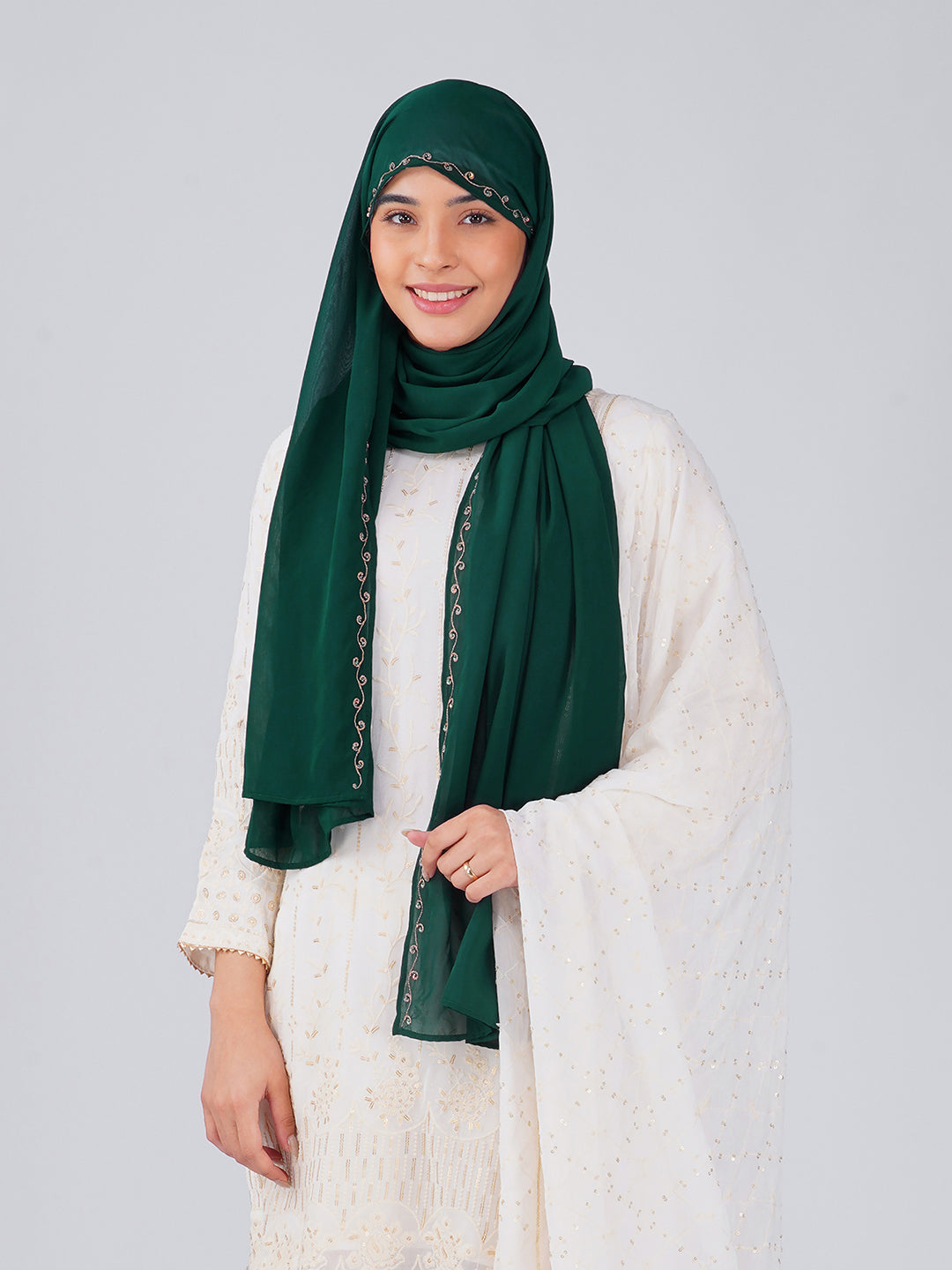 Noor Hijab - Bottle Green