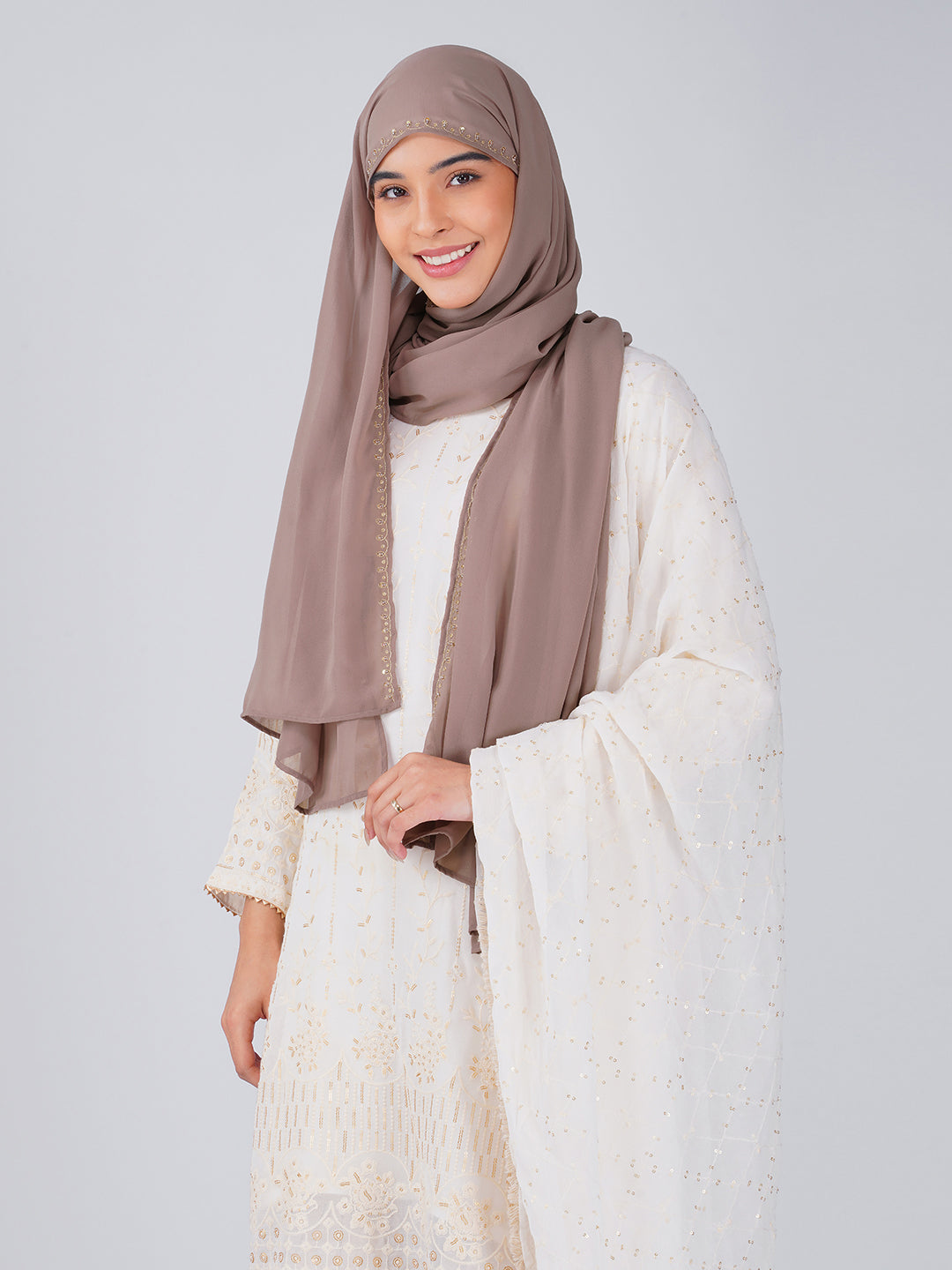 Noor Hijab - Taupe