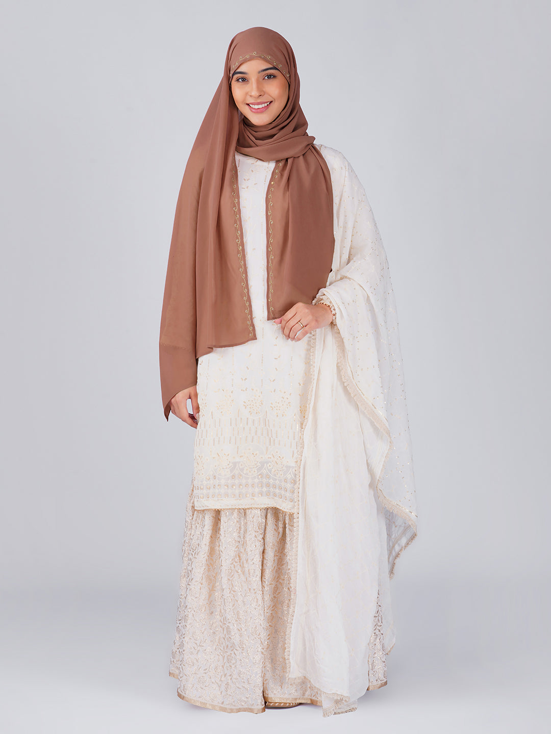 Noor Hijab - Brick Brown