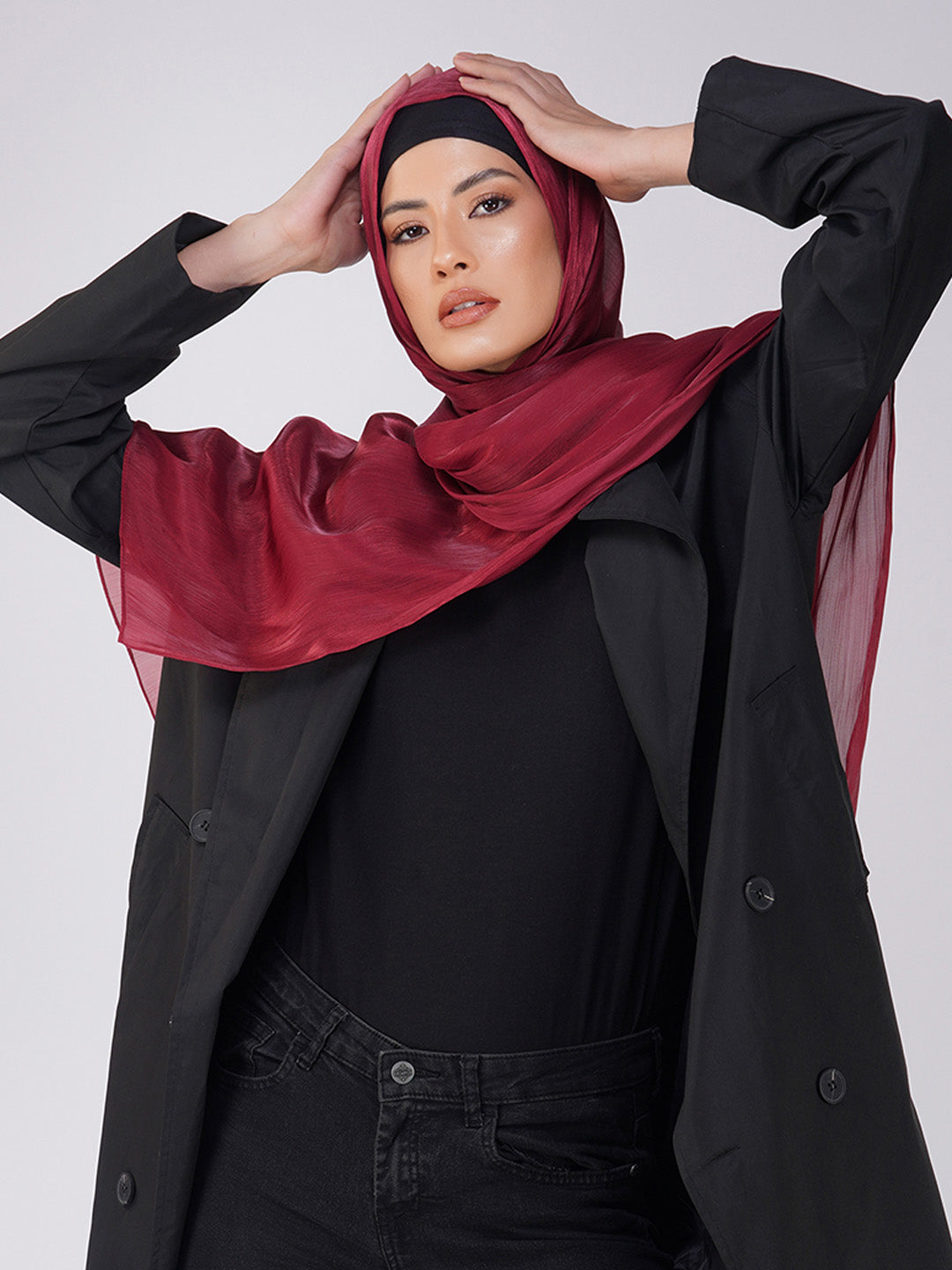 Malika Organza Shimmer Hijab