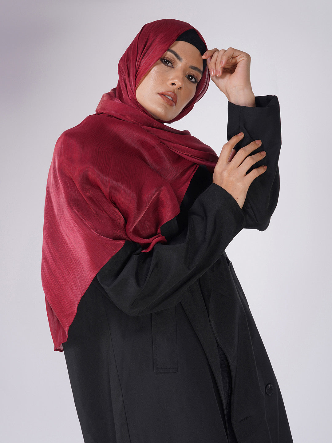 Malika Organza Shimmer Hijab