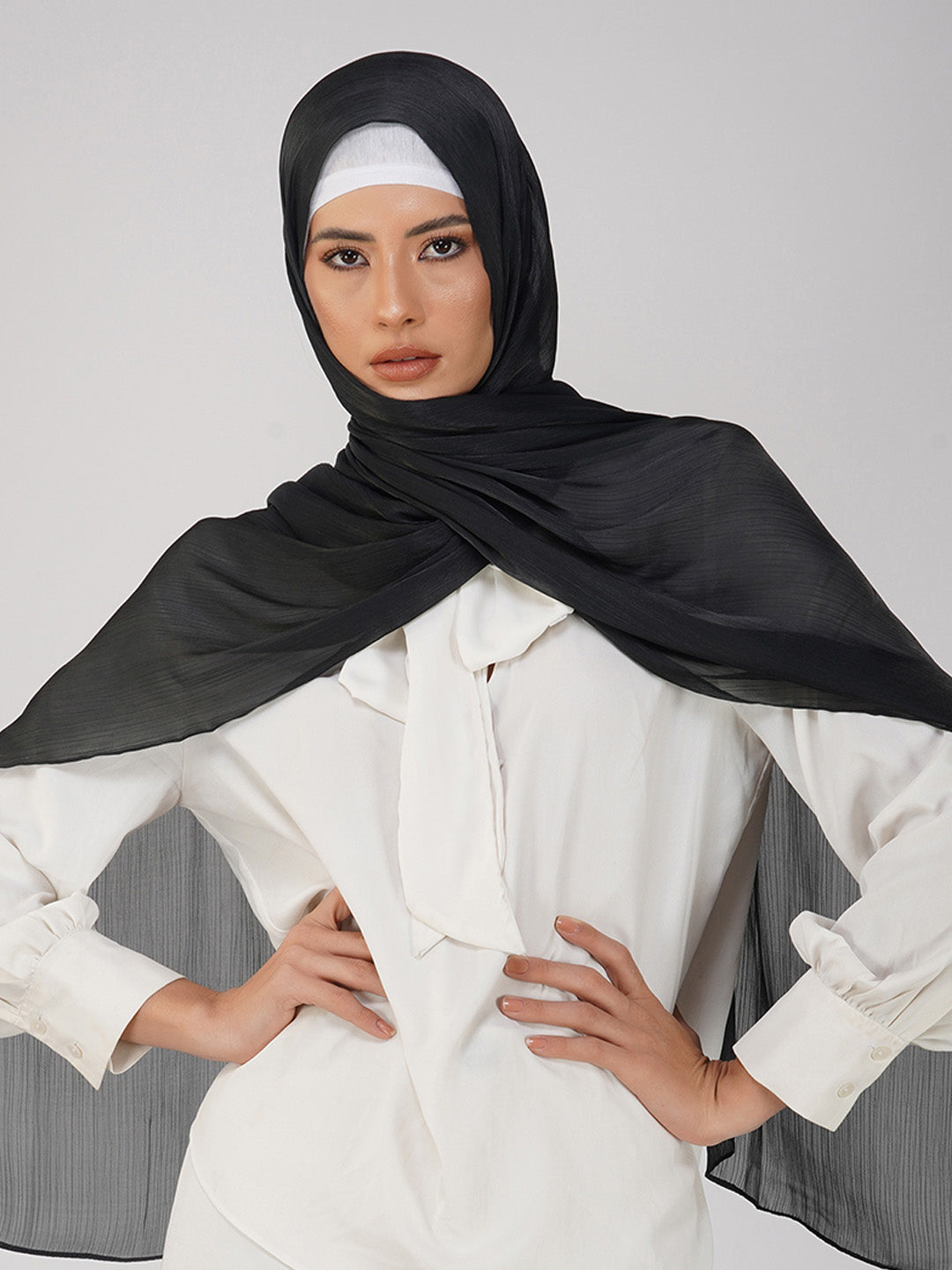 Malika Organza Shimmer Hijab