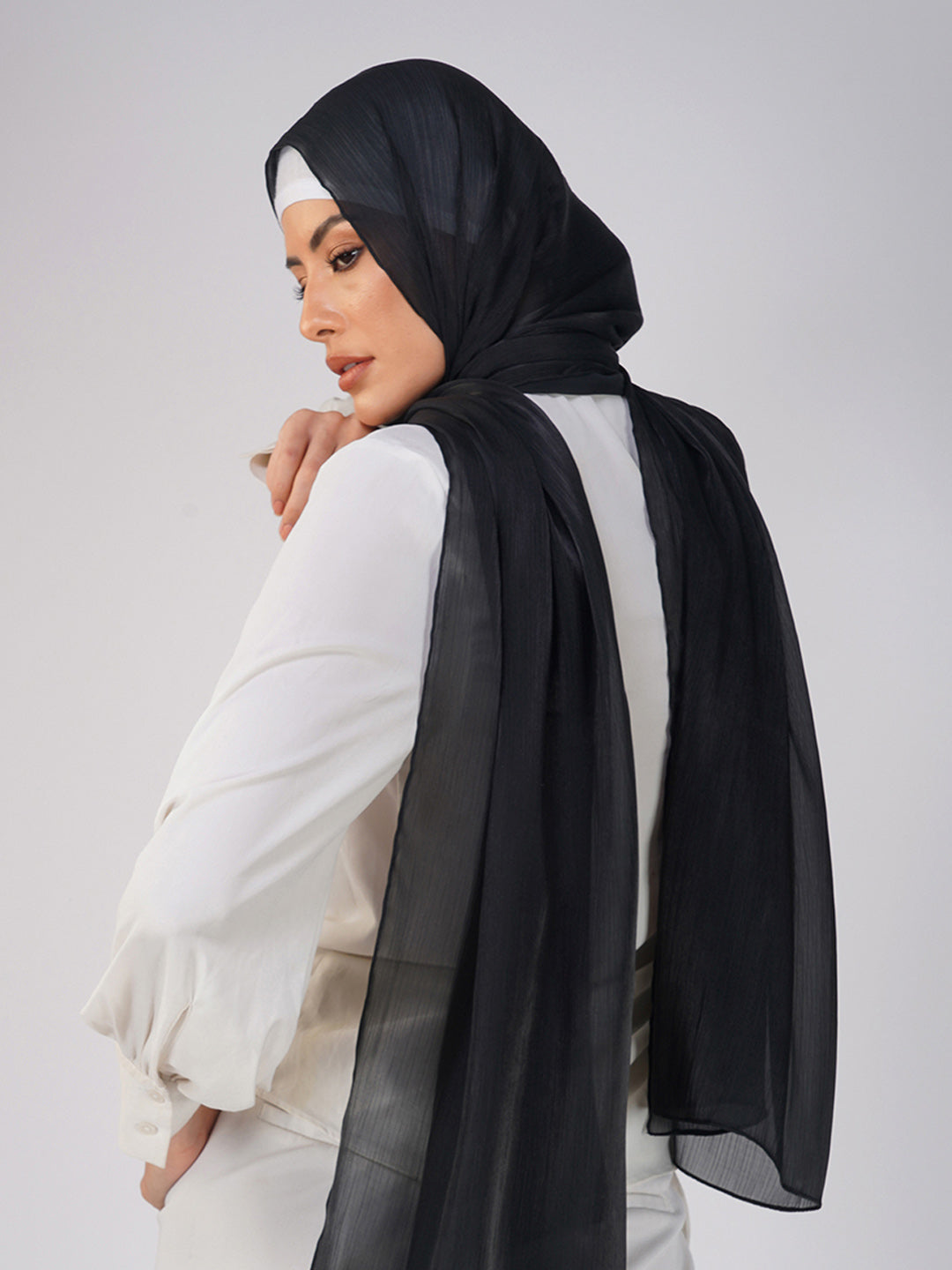 Malika Organza Shimmer Hijab