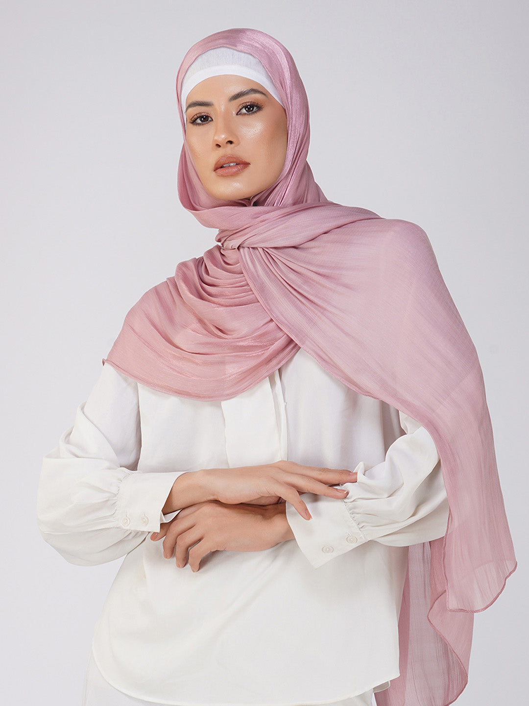 Malika Organza Shimmer Hijab