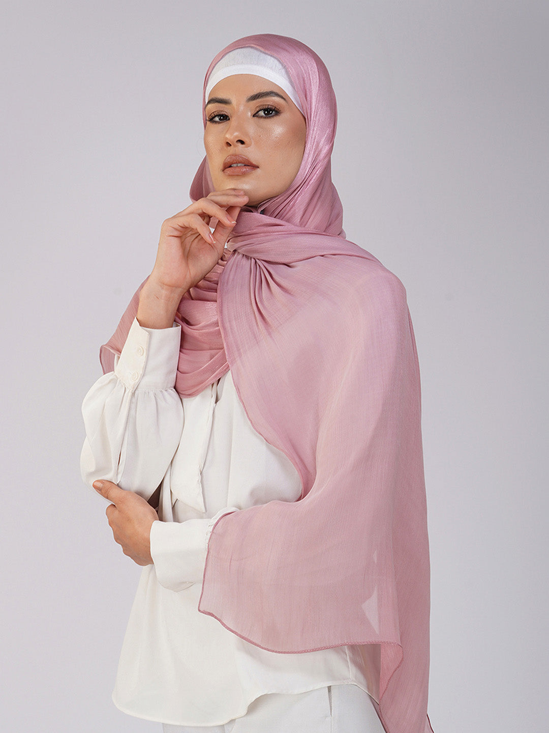 Malika Organza Shimmer Hijab