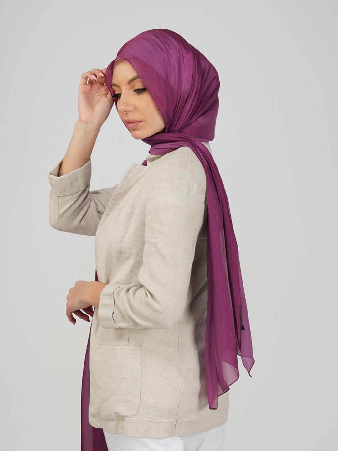 Malika Organza Shimmer Hijab