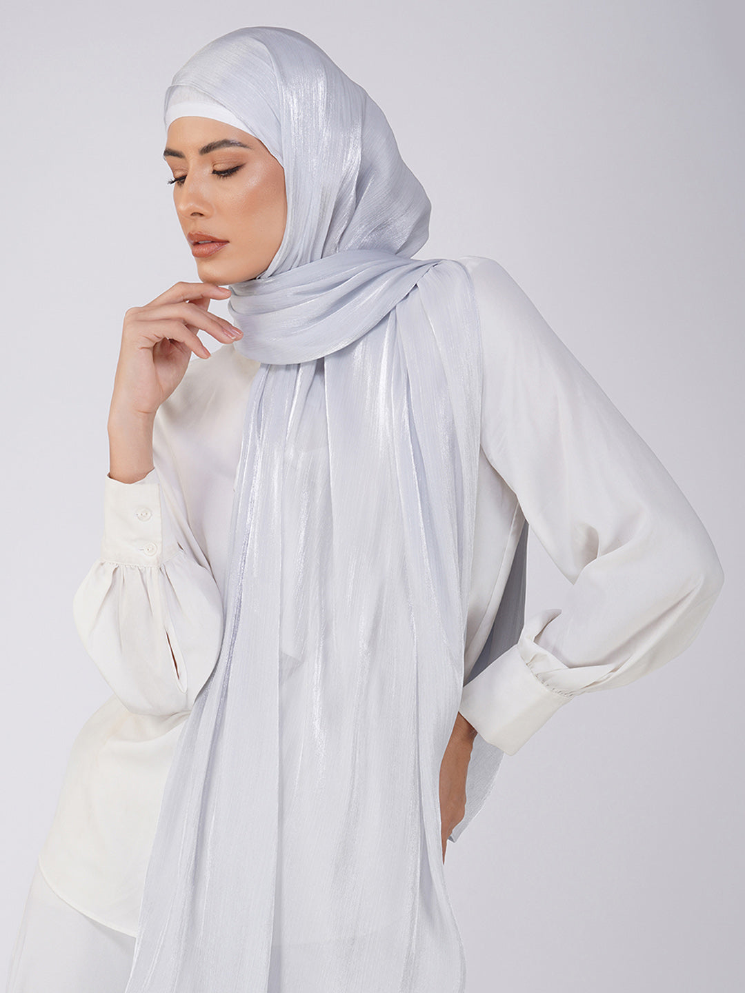 Malika Organza Shimmer Hijab