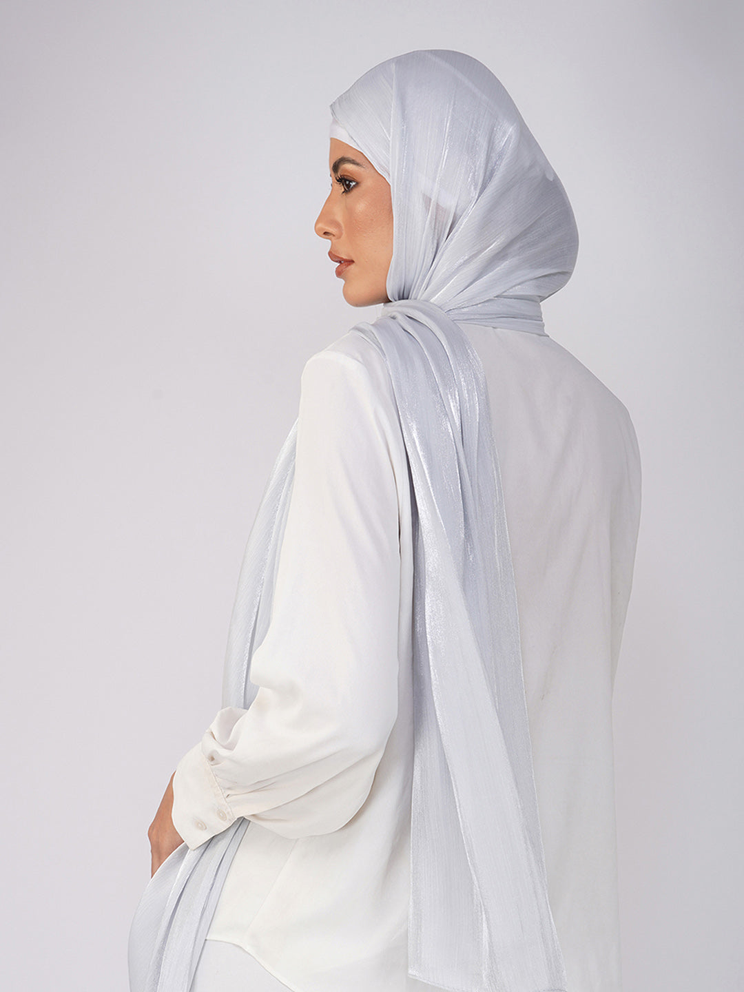 Malika Organza Shimmer Hijab