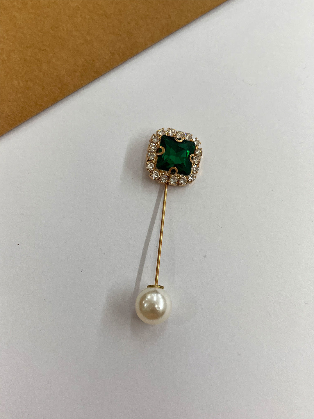 Crystal Pearl Pin-Set of 4