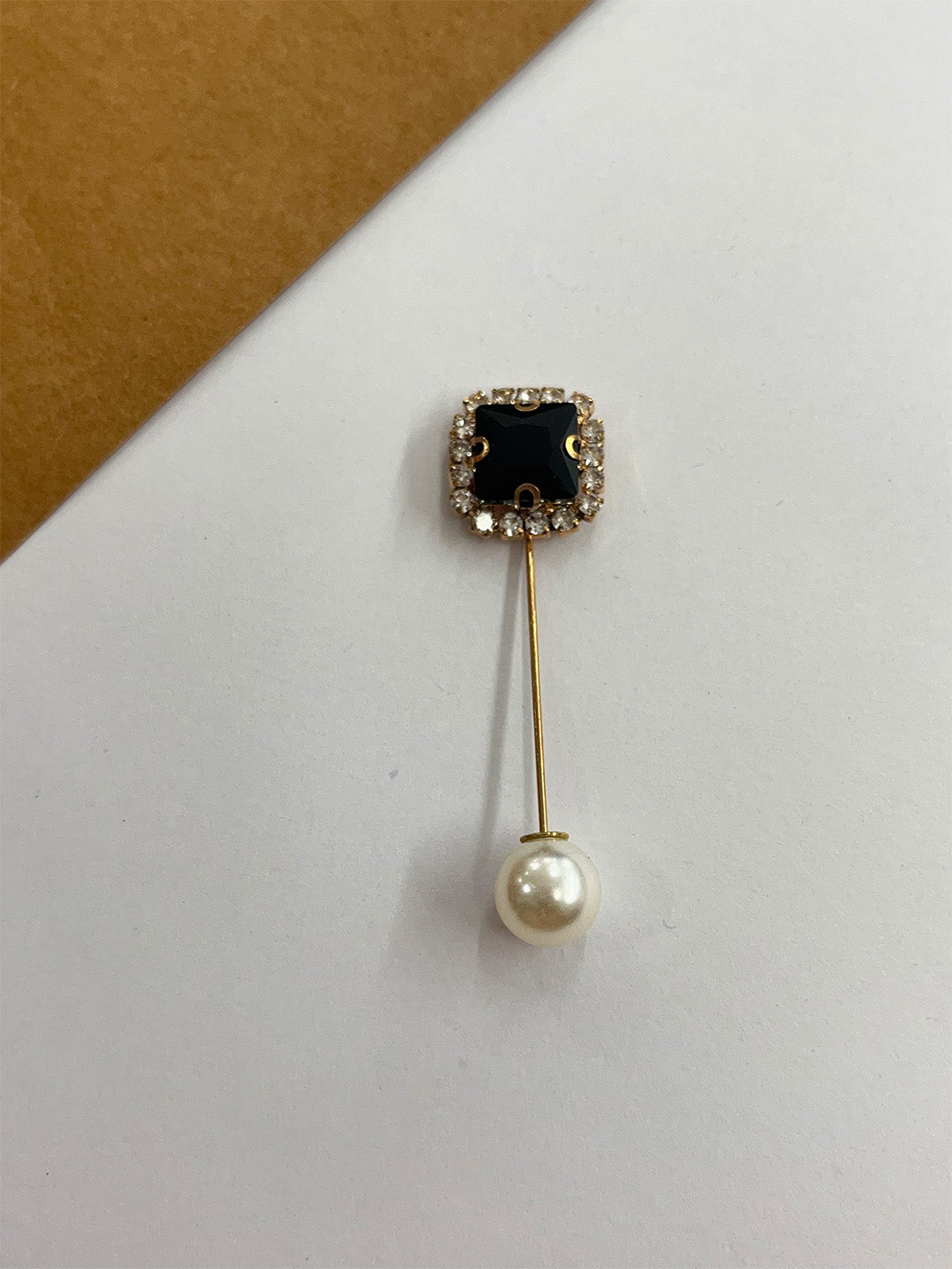 Crystal Pearl Pin-Set of 4