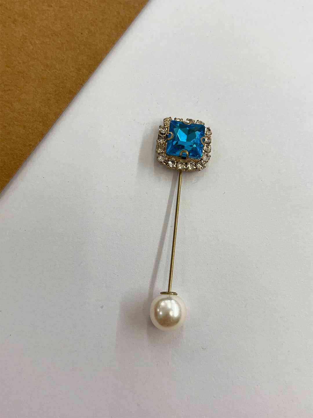 Crystal Pearl Pin-Set of 4