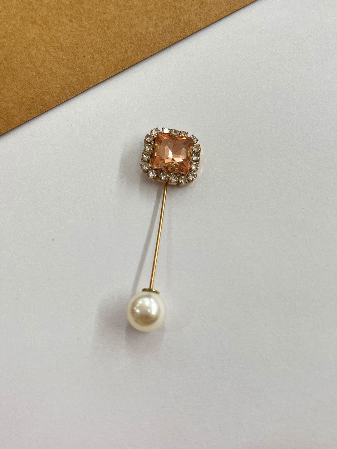 Crystal Pearl Pin-Set of 4
