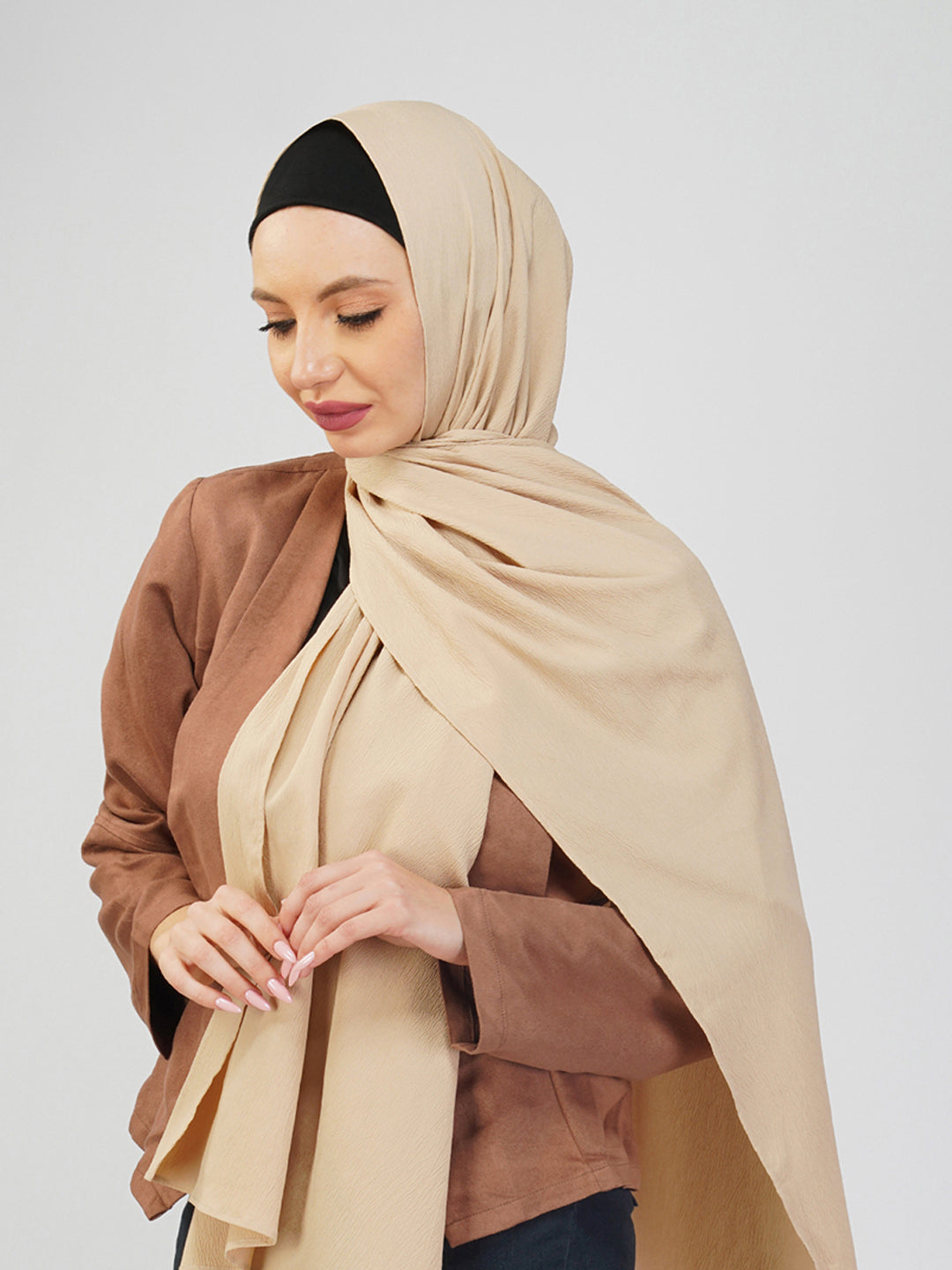 Soft Poly Crinkle Hijab