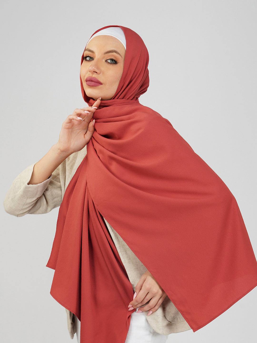Soft Poly Crinkle Hijab