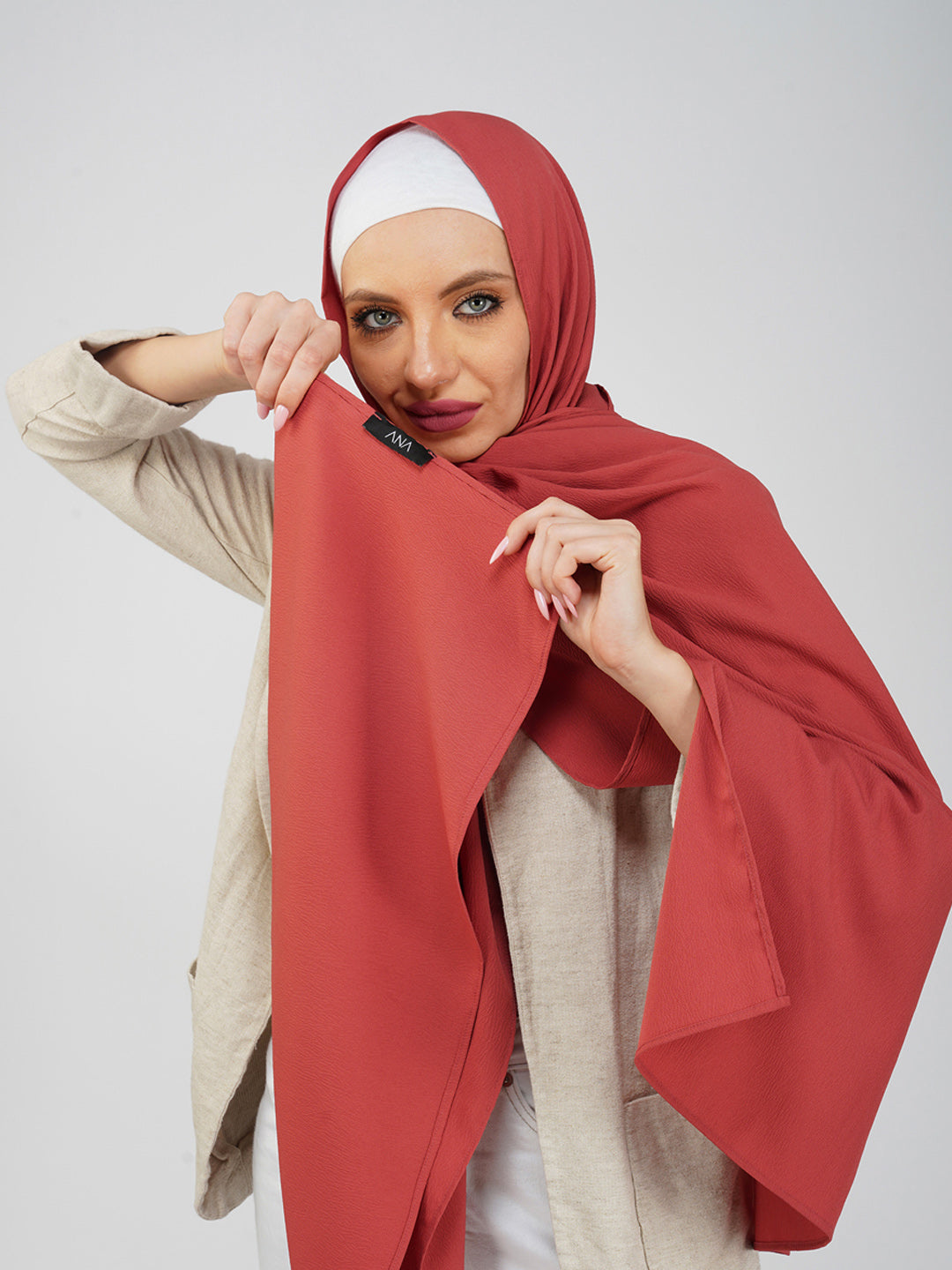 Soft Poly Crinkle Hijab