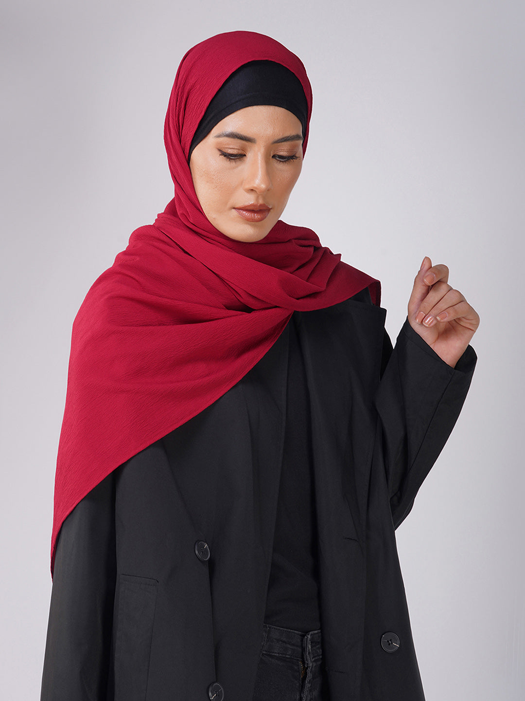 Soft Poly Crinkle Hijab