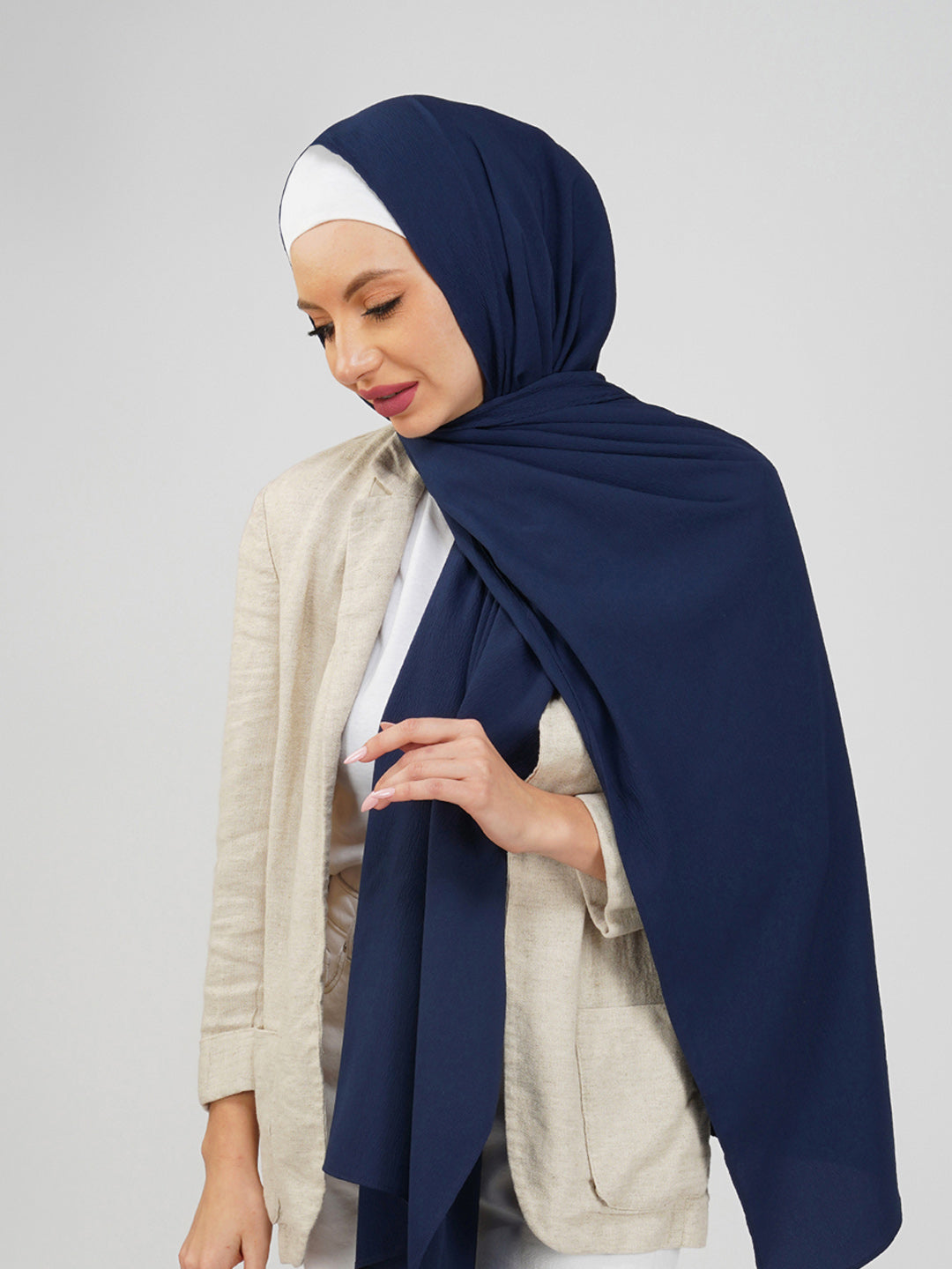 Soft Poly Crinkle Hijab