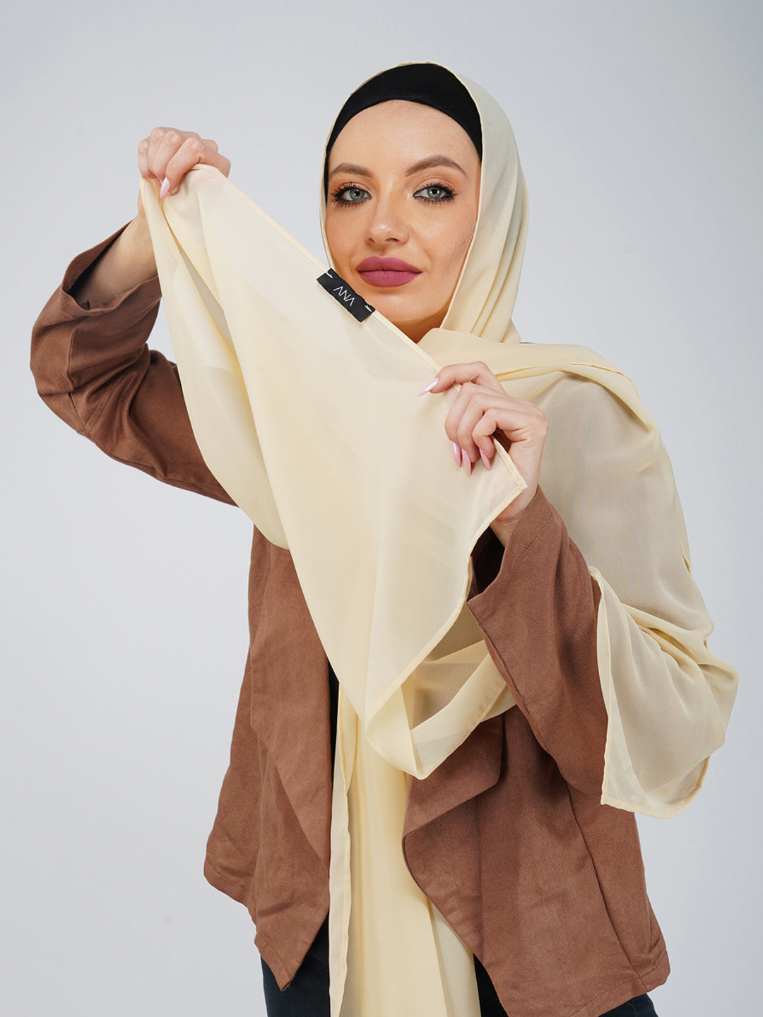 Premium Soft Georgette Hijab-Set Of 5