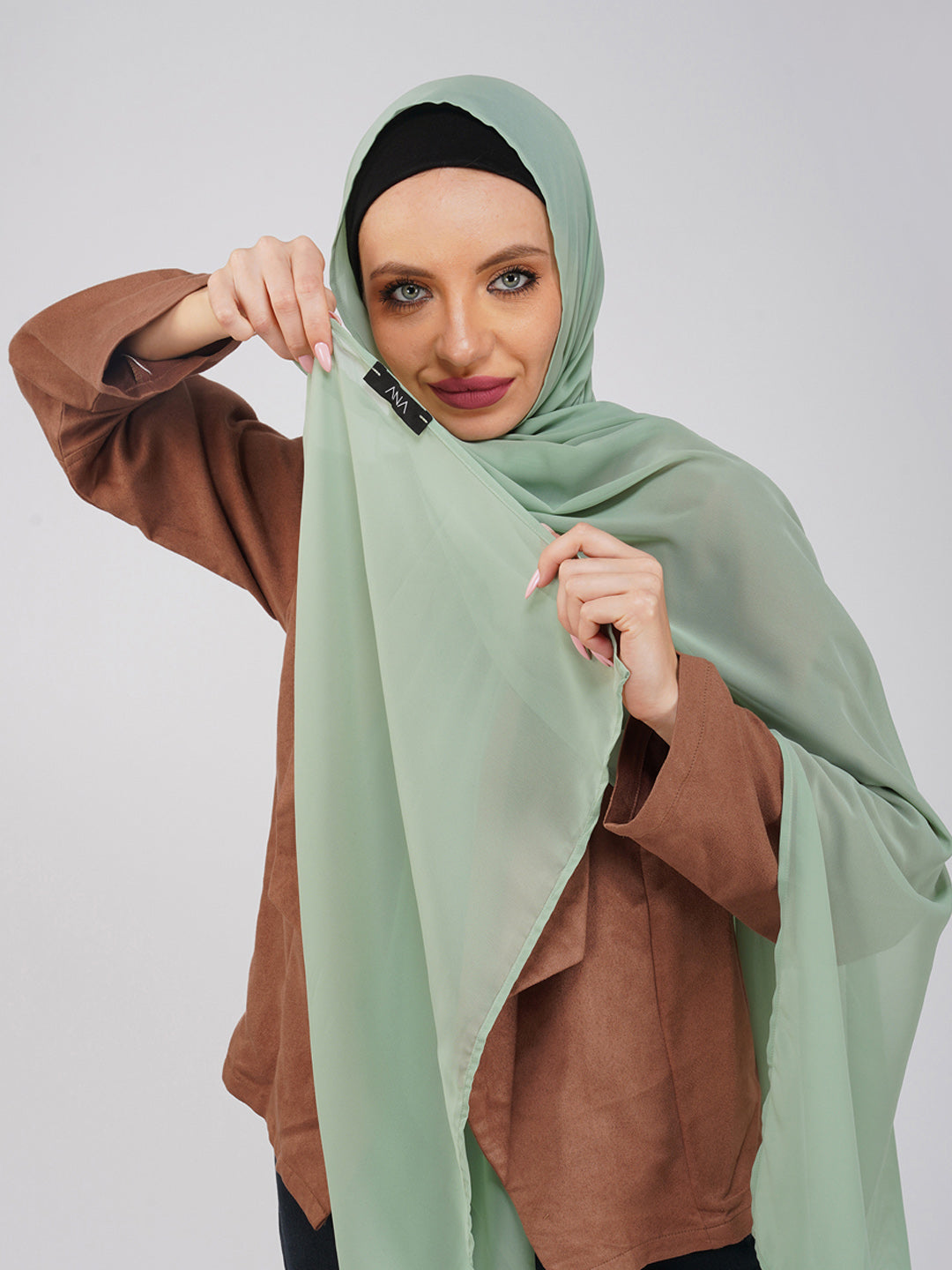 Premium Soft Georgette Hijab-Set Of 5
