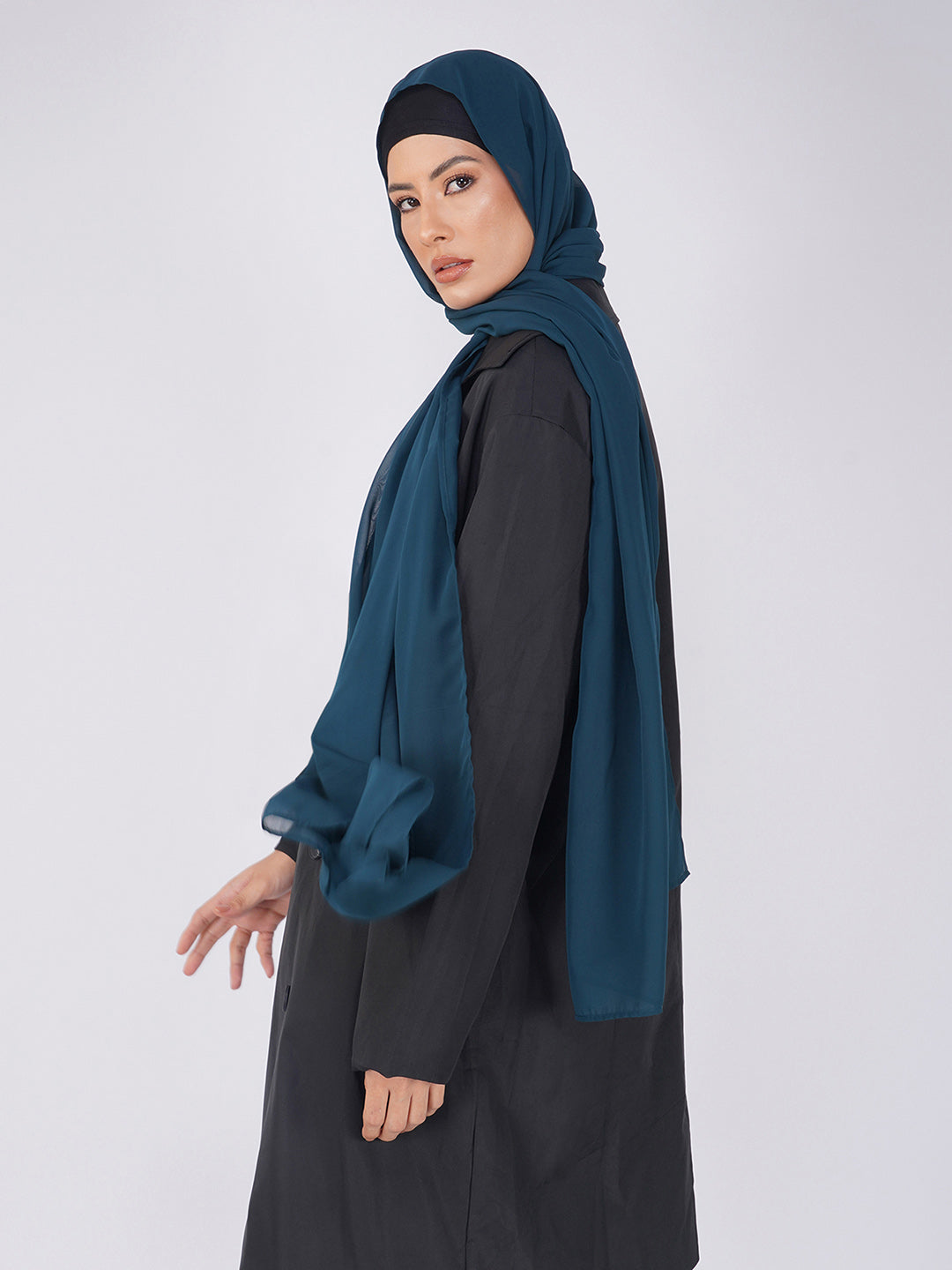 Premium Soft Georgette Hijab-Set Of 5