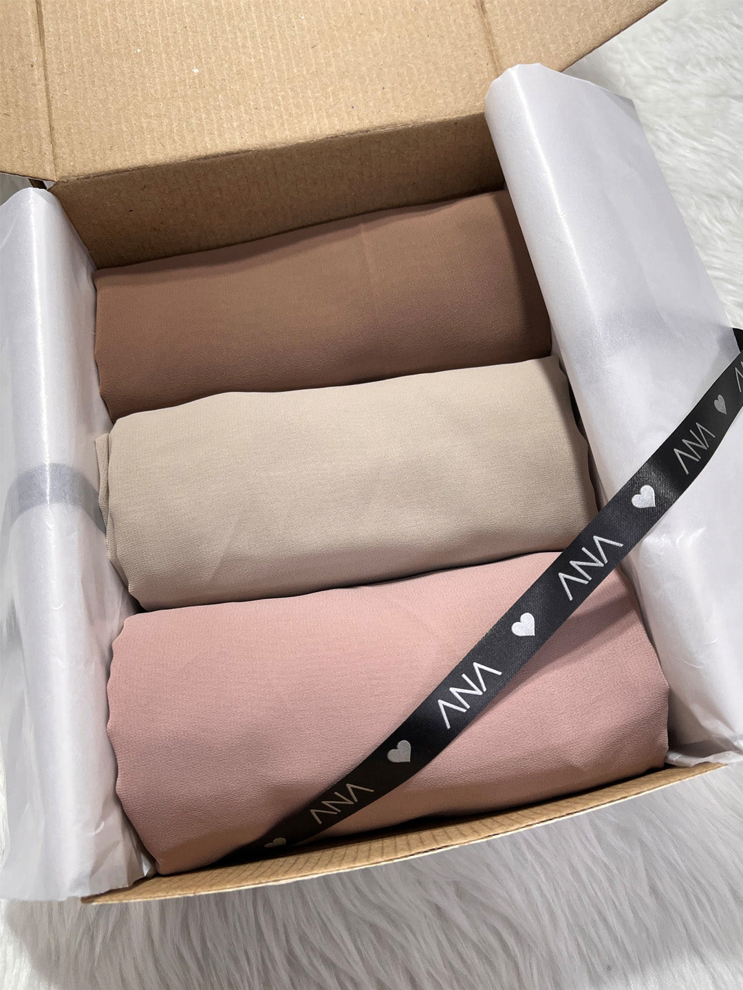 Premium Soft Georgette Hijab-Set Of 3