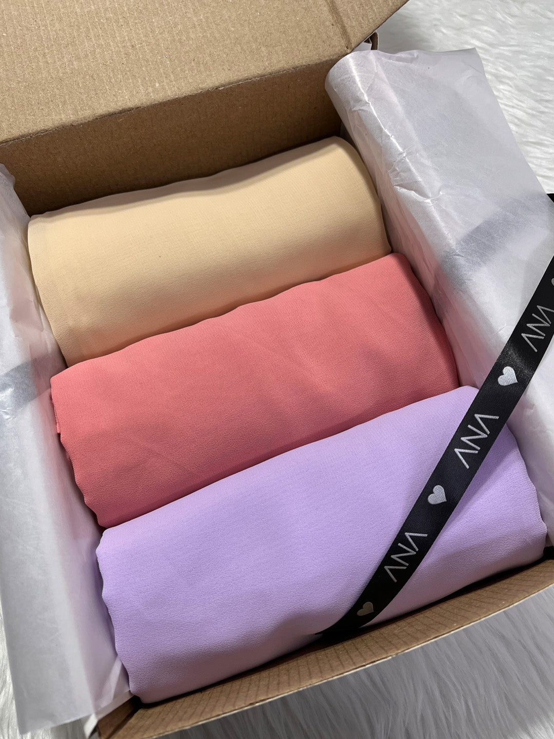 Premium Soft Georgette Hijab-Set Of 3