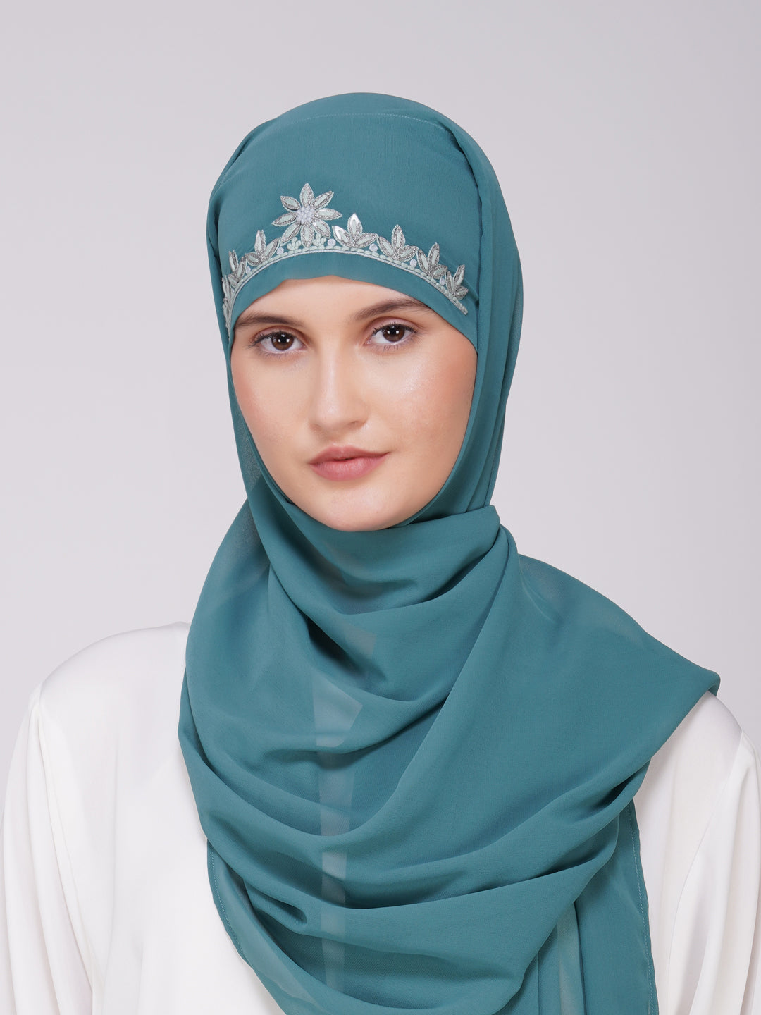 Zahra Hijab - Turkish Blue