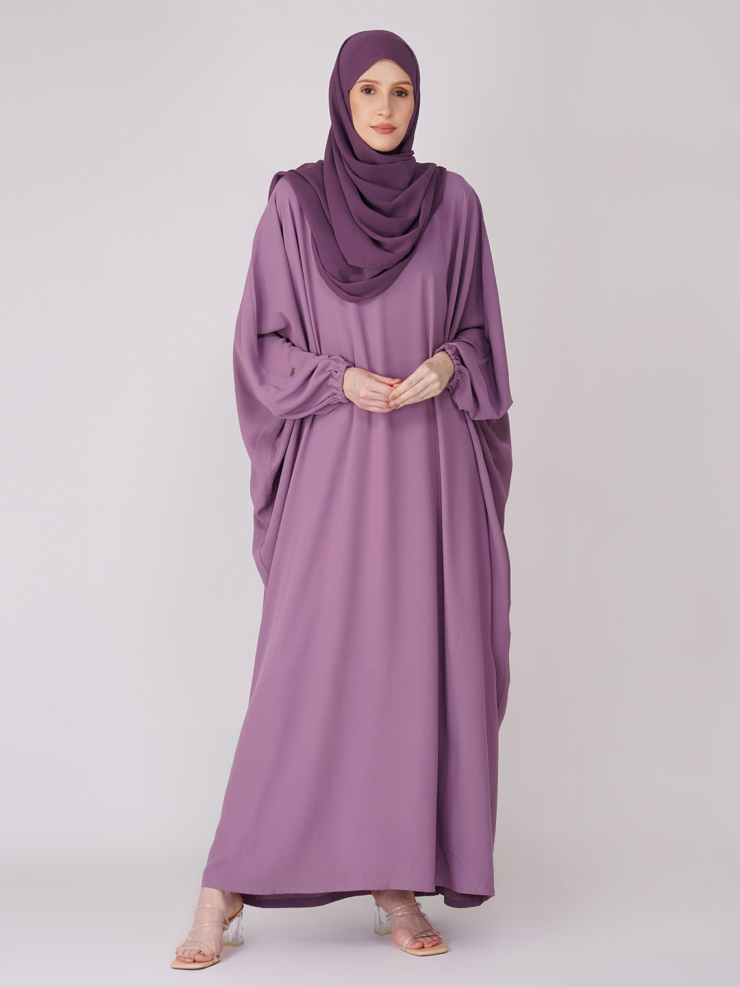 Classic Kaftan With Elastic Sleeves