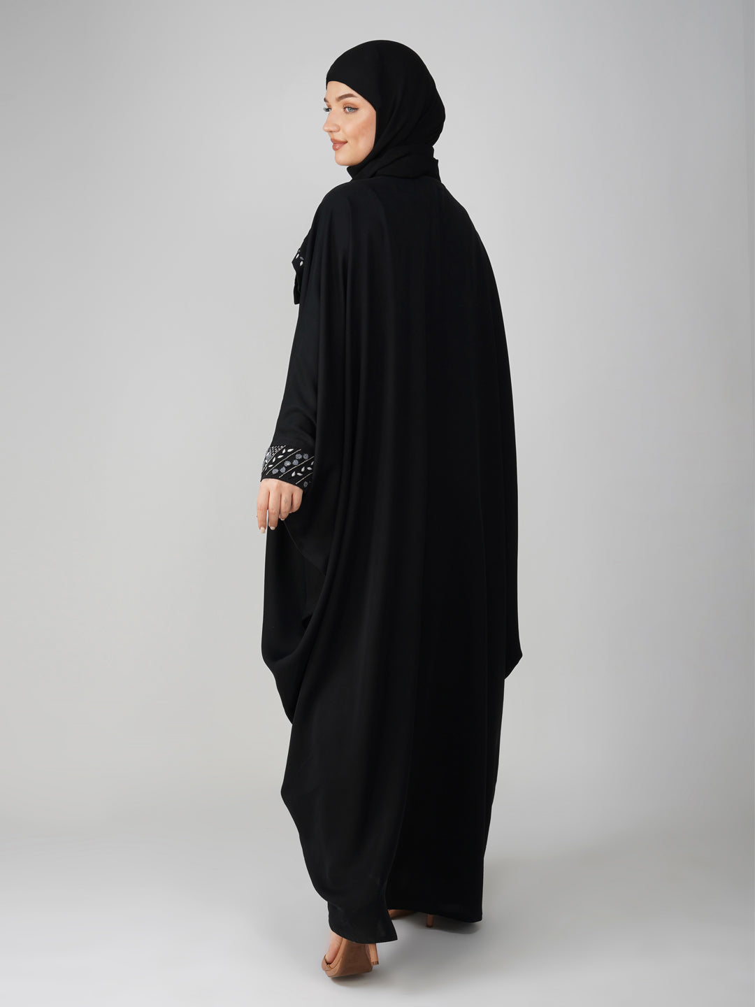 Jahanara Kaftan With Handwork Detail At Cuff