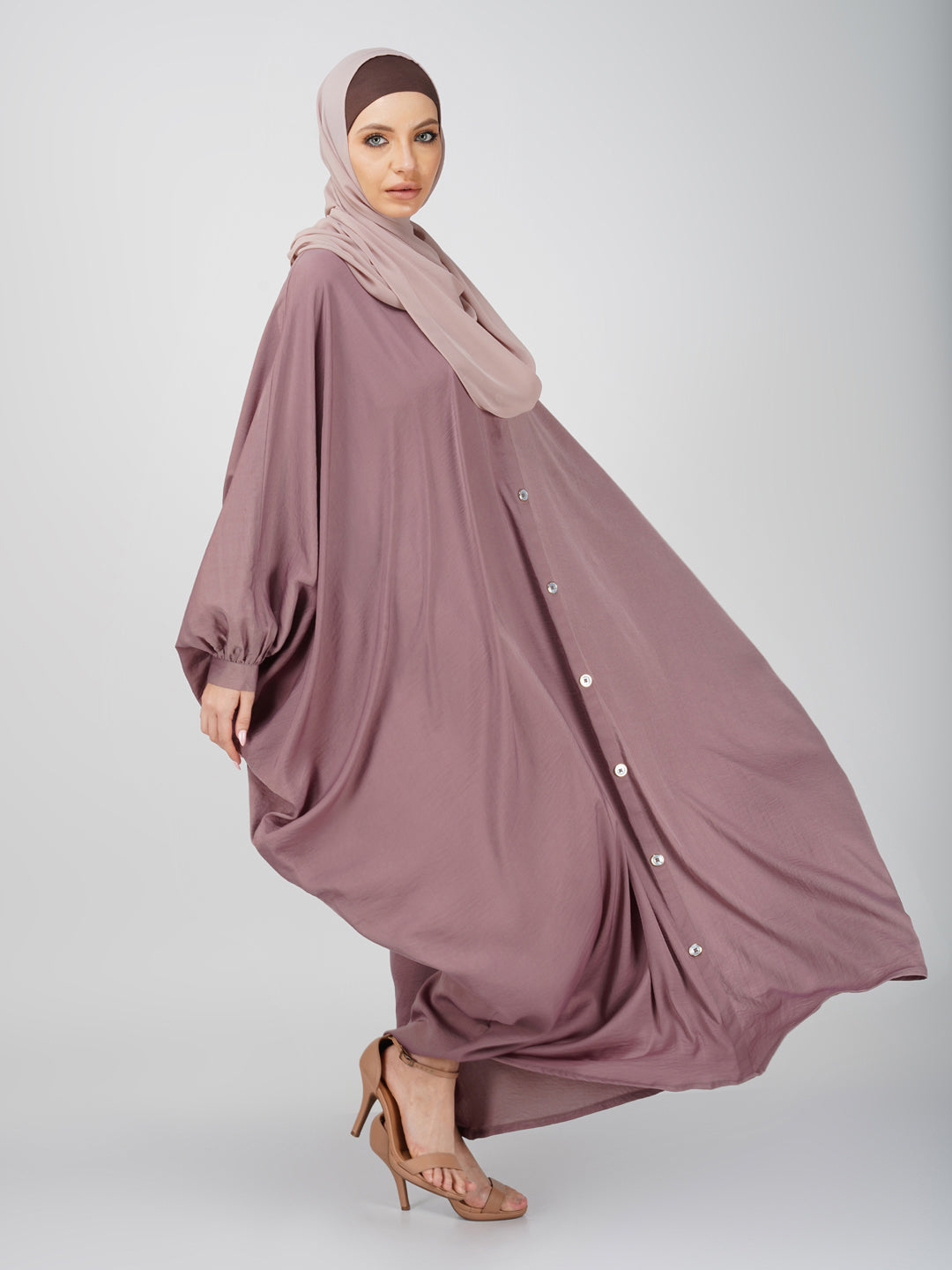 Classic Kaftan with Show Button Detail