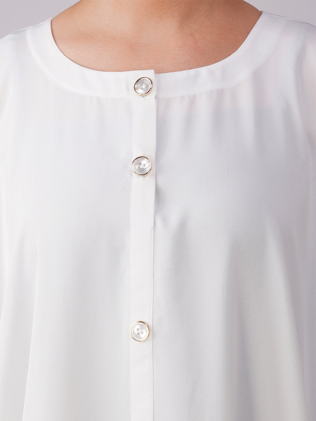 Classic Kaftan With Show Button Detail